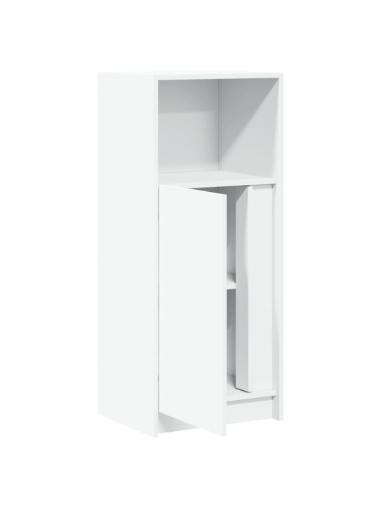Kumode ar led, balta, 42,5x34x100 cm, inženierijas koks