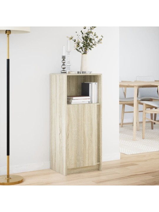 Kumode ar led, ozolkoka krāsa, 42,5x34x100cm, inženierijas koks