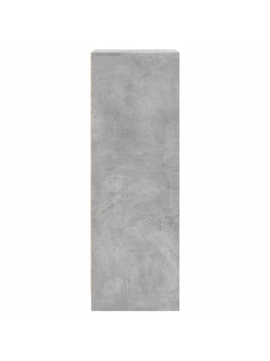Kumode ar led, betona pelēka, 42,5x34x100 cm, inženierijas koks