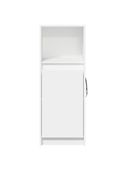 Kumode ar led, balta, 38x34x100 cm, inženierijas koks