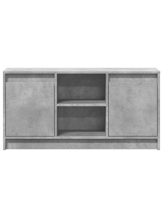 Tv skapītis ar led, pelēks, 100x34x50 cm, inženierijas koks