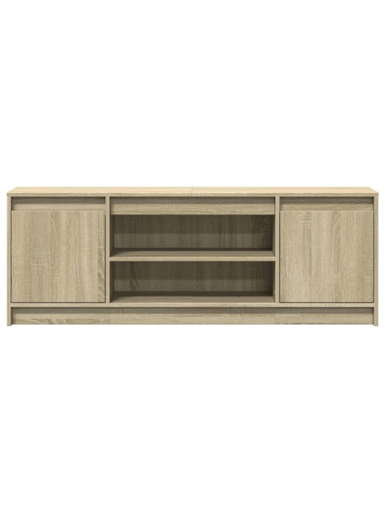 Tv skapītis ar led, ozola, 139,5x34x50 cm, inženierijas koks