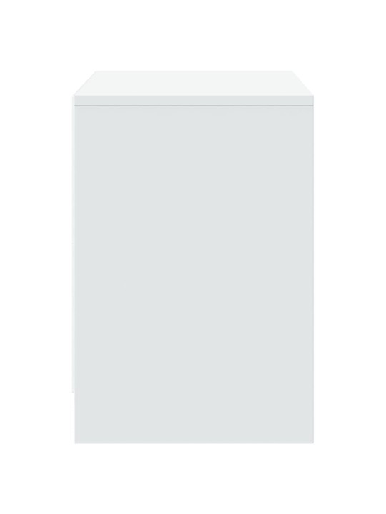 Tv skapītis ar led, balts, 100x34x50 cm, inženierijas koks