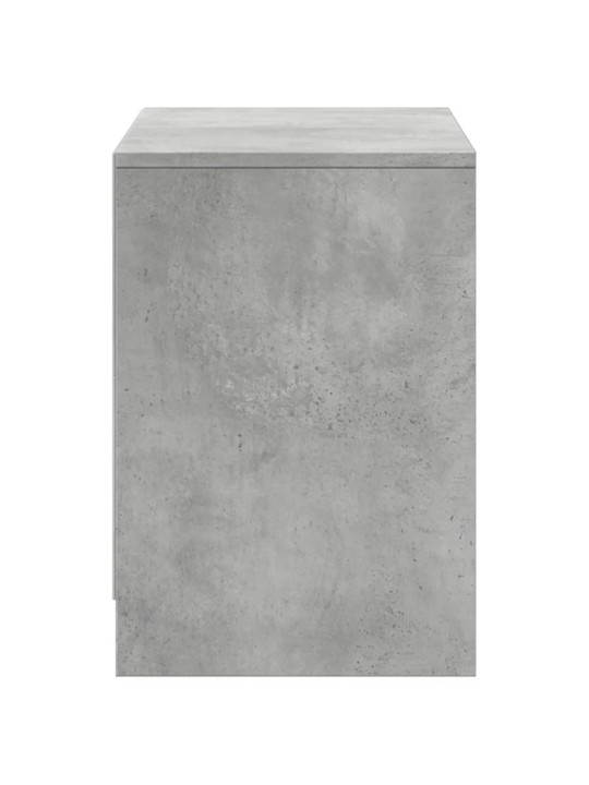 Tv skapītis ar led, pelēks, 100x34x50 cm, inženierijas koks