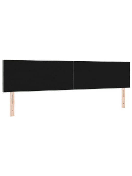 Galvgalis ar led sloksnes lukturiem gaiši pelēks 100 cm samts