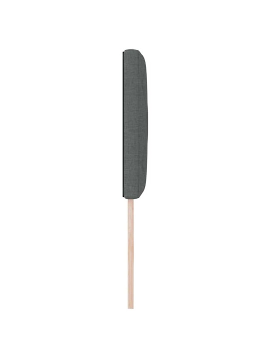 Galvgalis ar led sloksnes lukturiem pelēka 80 cm audums