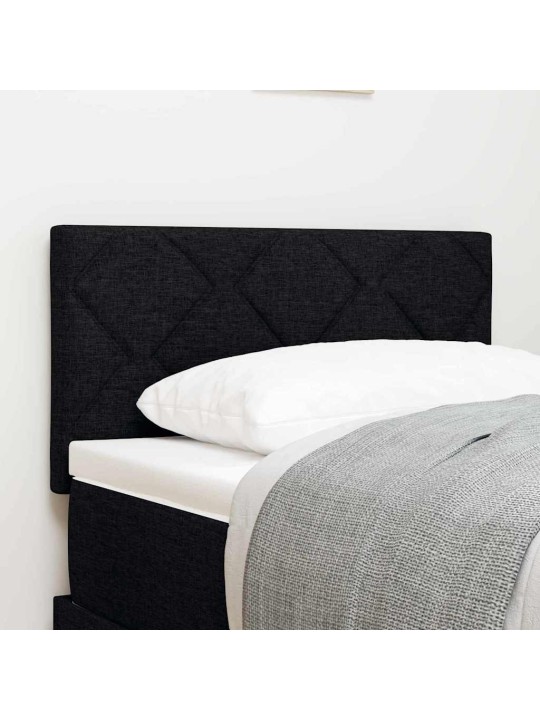 Galvgalis ar led sloksnes lukturiem melna 80 cm audums