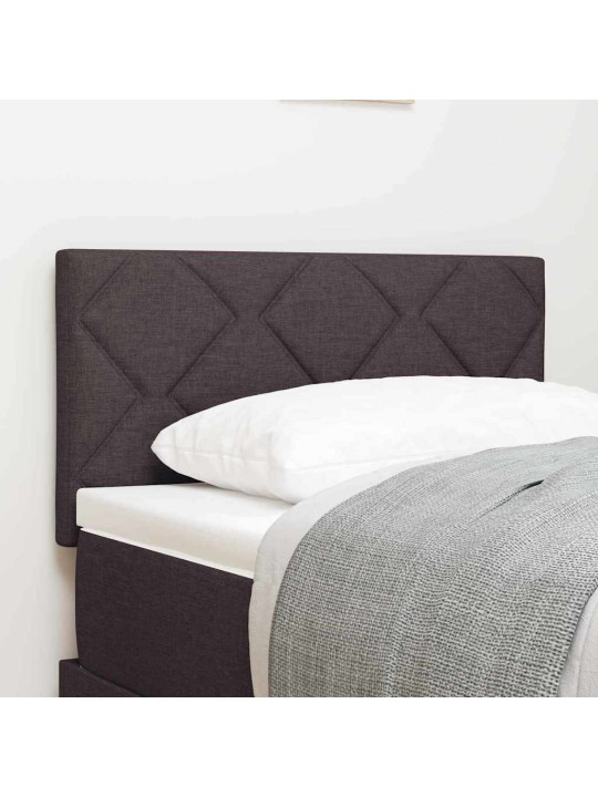 Galvgalis ar led sloksnes lukturiem brūna 80 cm audums