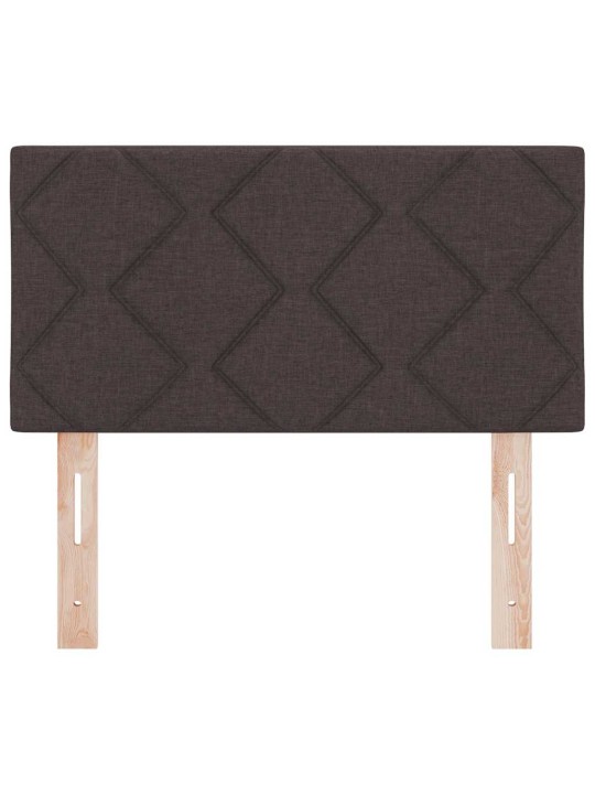 Galvgalis ar led sloksnes lukturiem brūna 80 cm audums