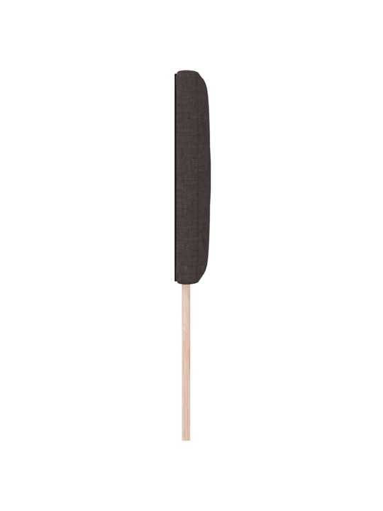 Galvgalis ar led sloksnes lukturiem brūna 80 cm audums