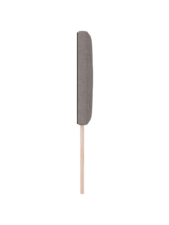 Galvgalis ar led sloksnes lukturiem pelēkbrūna 80 cm audums