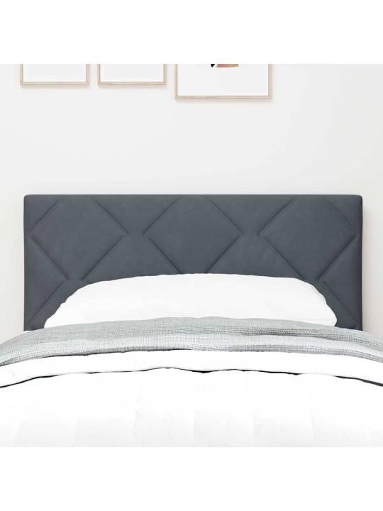 LED gultas galvgalis geometric manuāls tumši pelēka 80 cm samts
