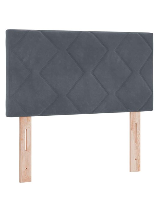 LED gultas galvgalis geometric manuāls tumši pelēka 80 cm samts
