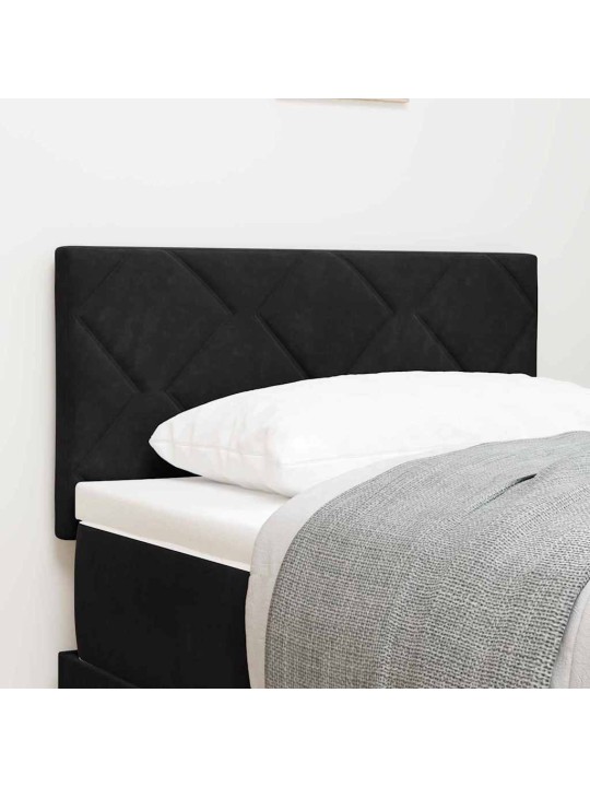 LED gultas galvgalis geometric manuāls melna 80 cm samts
