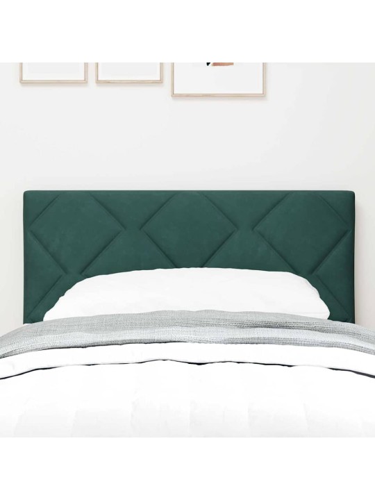 LED gultas galvgalis geometric manuāls tumši zaļa 80 cm samts