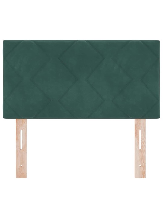 LED gultas galvgalis geometric manuāls tumši zaļa 80 cm samts