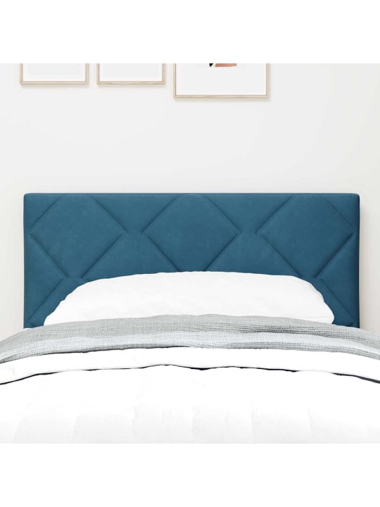 LED gultas galvgalis geometric manuāls tumši zila 80 cm samts
