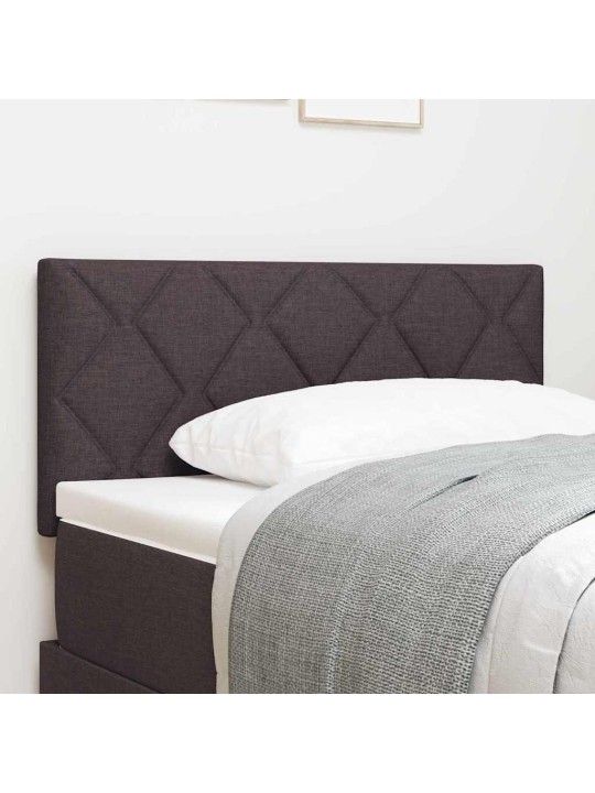 Galvgalis ar led sloksnes lukturiem brūna 90 cm audums