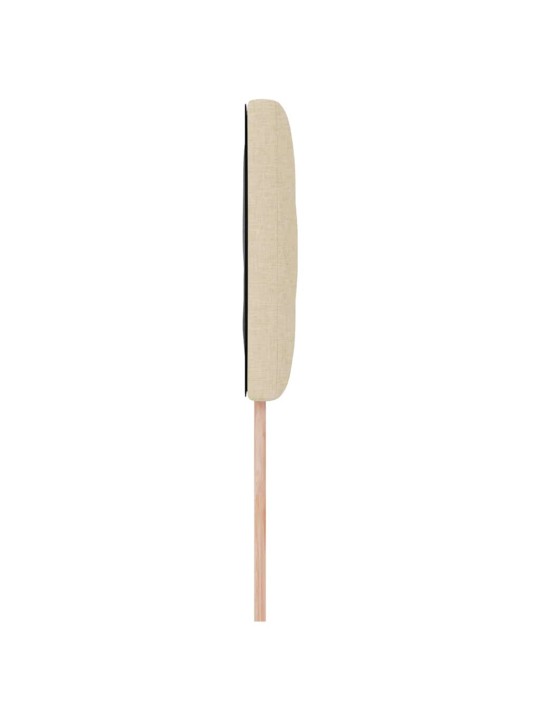 Galvgalis ar led sloksnes lukturiem krēmkrāsa 90 cm audums