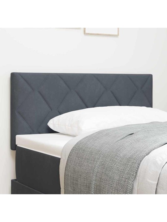 LED gultas galvgalis geometric manuāls tumši pelēka 90 cm samts