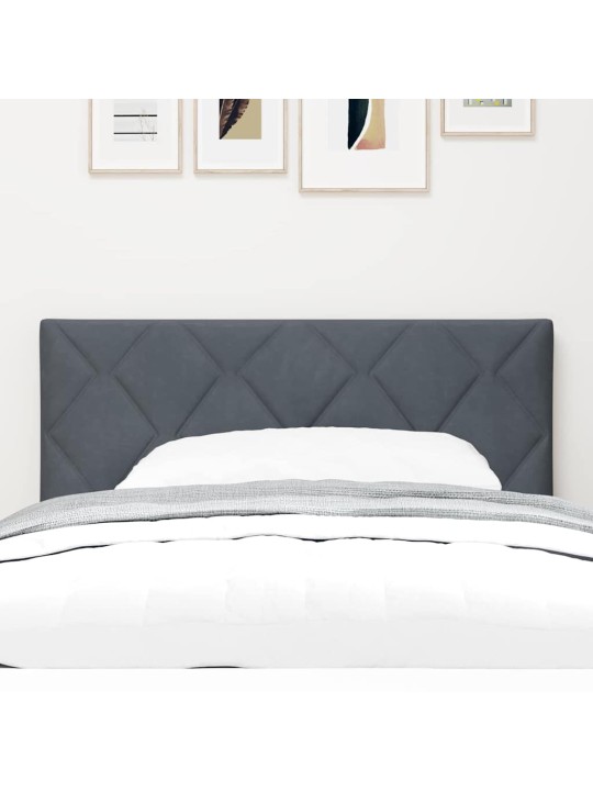 LED gultas galvgalis geometric manuāls tumši pelēka 90 cm samts