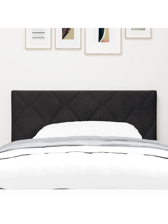 LED gultas galvgalis geometric manuāls melna 90 cm samts