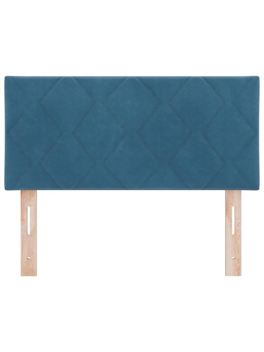 LED gultas galvgalis geometric manuāls tumši zila 90 cm samts