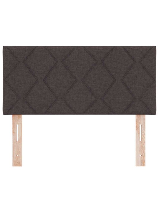 Galvgalis ar led sloksnes lukturiem brūna 100 cm audums