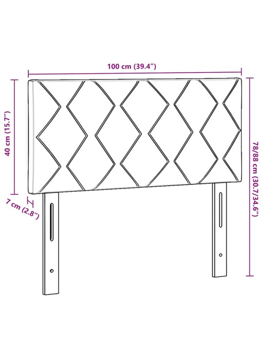 Led gultas galvgalis geometric gaiši pelēka 100 cm samts
