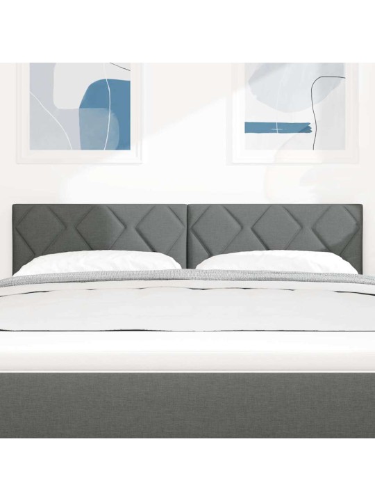 Galvgalis ar led sloksnes lukturiem pelēka 144 cm audums