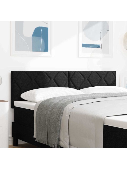 Galvgalis ar led sloksnes lukturiem melna 144 cm audums