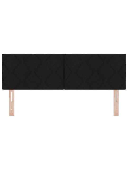 Galvgalis ar led sloksnes lukturiem melna 144 cm audums