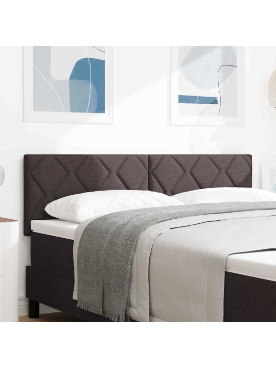 Galvgalis ar led sloksnes lukturiem brūna 144 cm audums