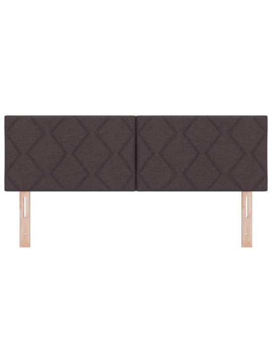 Galvgalis ar led sloksnes lukturiem brūna 144 cm audums