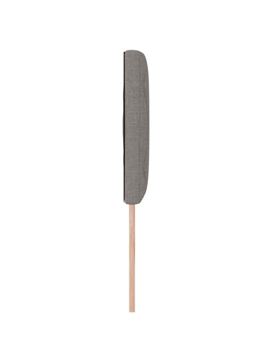 Galvgalis ar led sloksnes lukturiem pelēkbrūna 144 cm audums