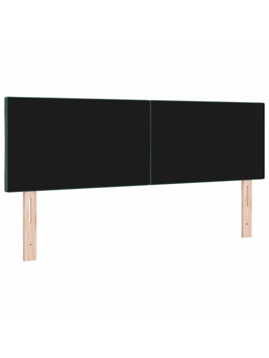 LED gultas galvgalis geometric manuāls tumši zaļa 144 cm samts