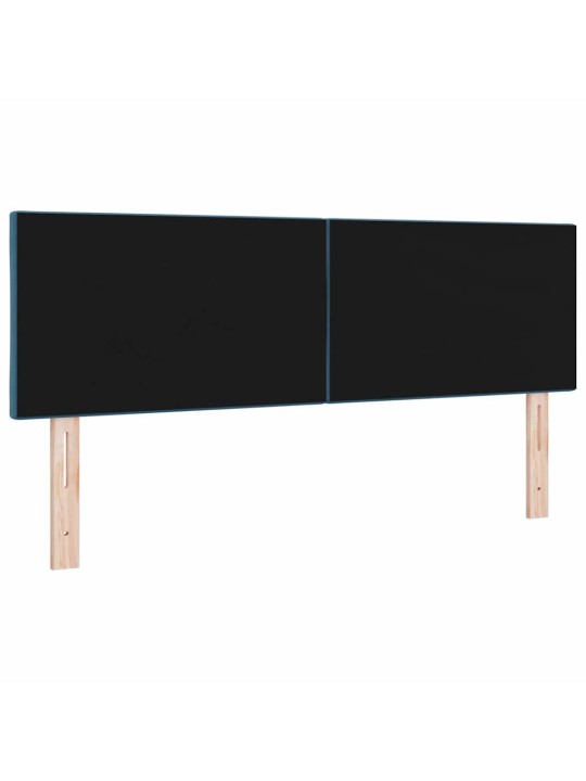 LED gultas galvgalis geometric manuāls tumši zila 144 cm samts