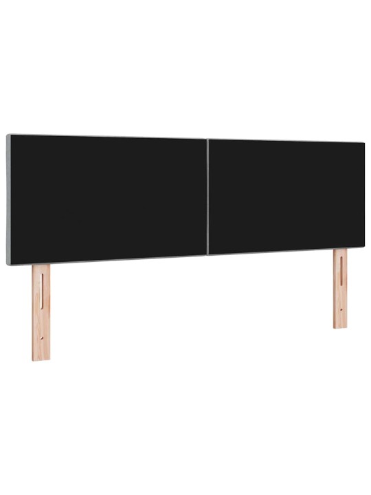 Galvgalis ar led sloksnes lukturiem gaiši pelēks 160 cm audums