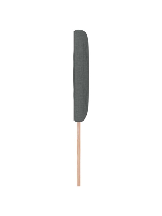 Galvgalis ar led sloksnes lukturiem pelēka 160 cm audums