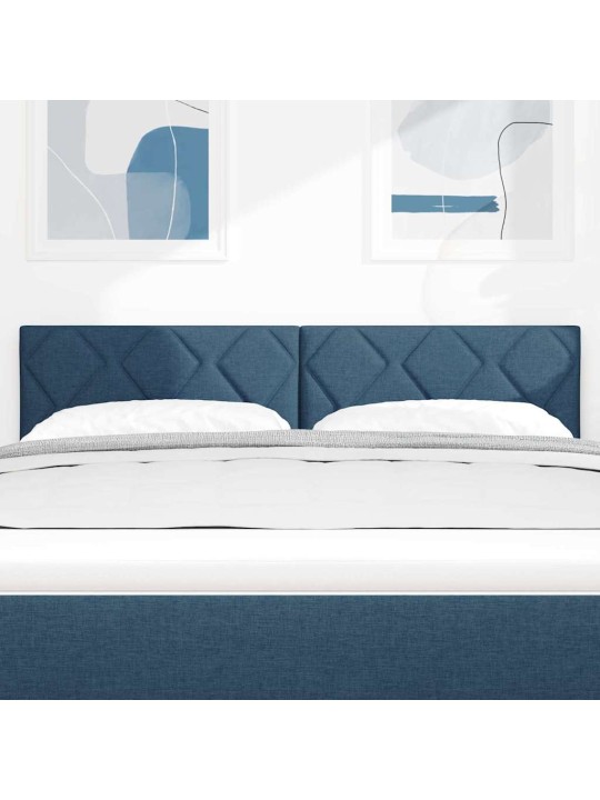 Galvgalis ar led sloksnes lukturiem zila 160 cm audums