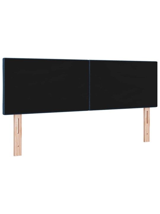 Galvgalis ar led sloksnes lukturiem zila 160 cm audums