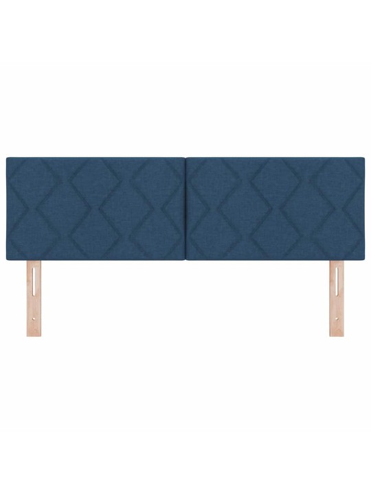 Galvgalis ar led sloksnes lukturiem zila 160 cm audums