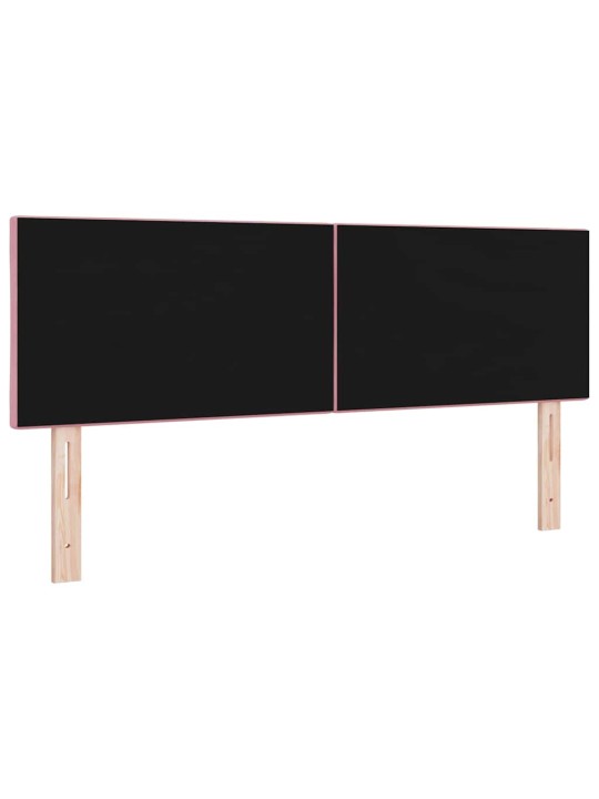 LED gultas galvgalis geometric manuāls rozā 160 cm samts