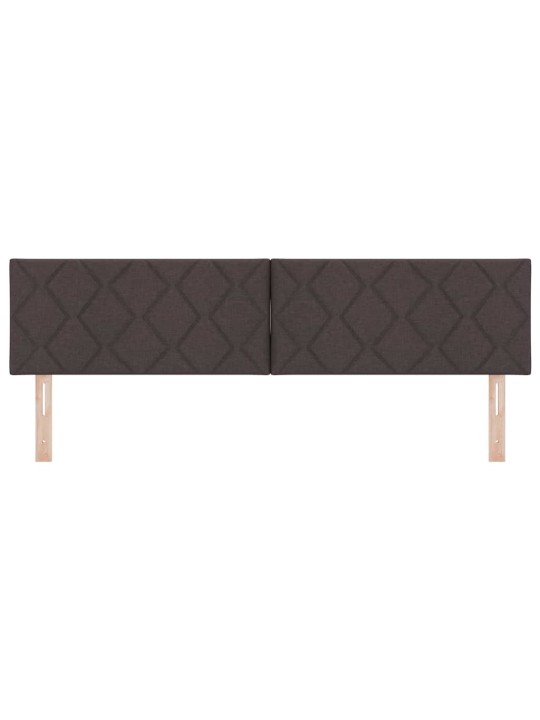 Galvgalis ar led sloksnes lukturiem brūna 180 cm audums