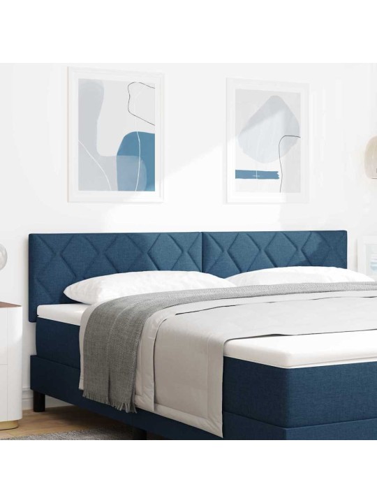 Galvgalis ar led sloksnes lukturiem zila 180 cm audums