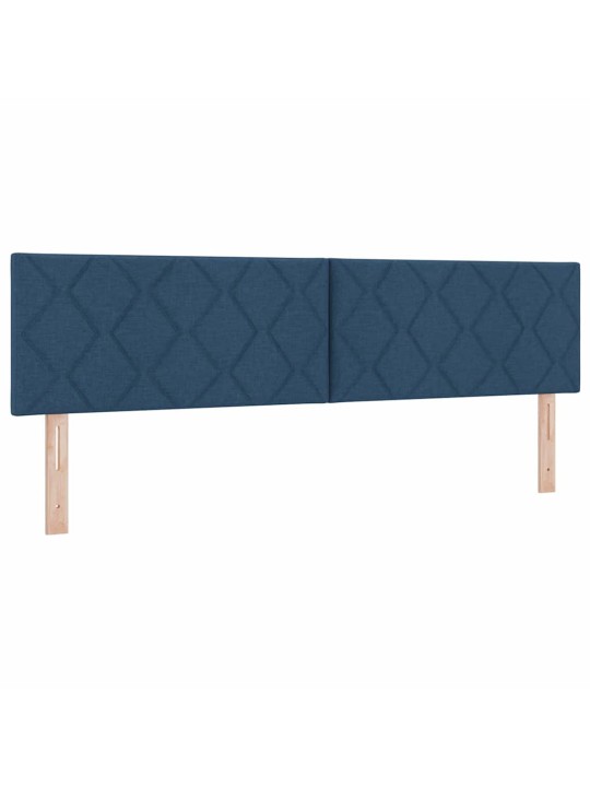 Galvgalis ar led sloksnes lukturiem zila 180 cm audums