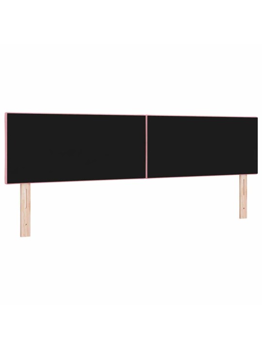 LED gultas galvgalis geometric manuāls rozā 180 cm samts