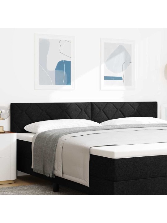 Galvgalis ar led sloksnes lukturiem melna 200 cm audums