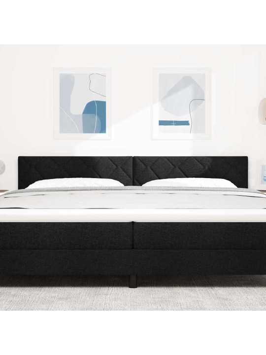 Galvgalis ar led sloksnes lukturiem melna 200 cm audums