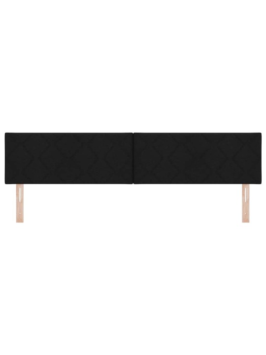 Galvgalis ar led sloksnes lukturiem melna 200 cm audums